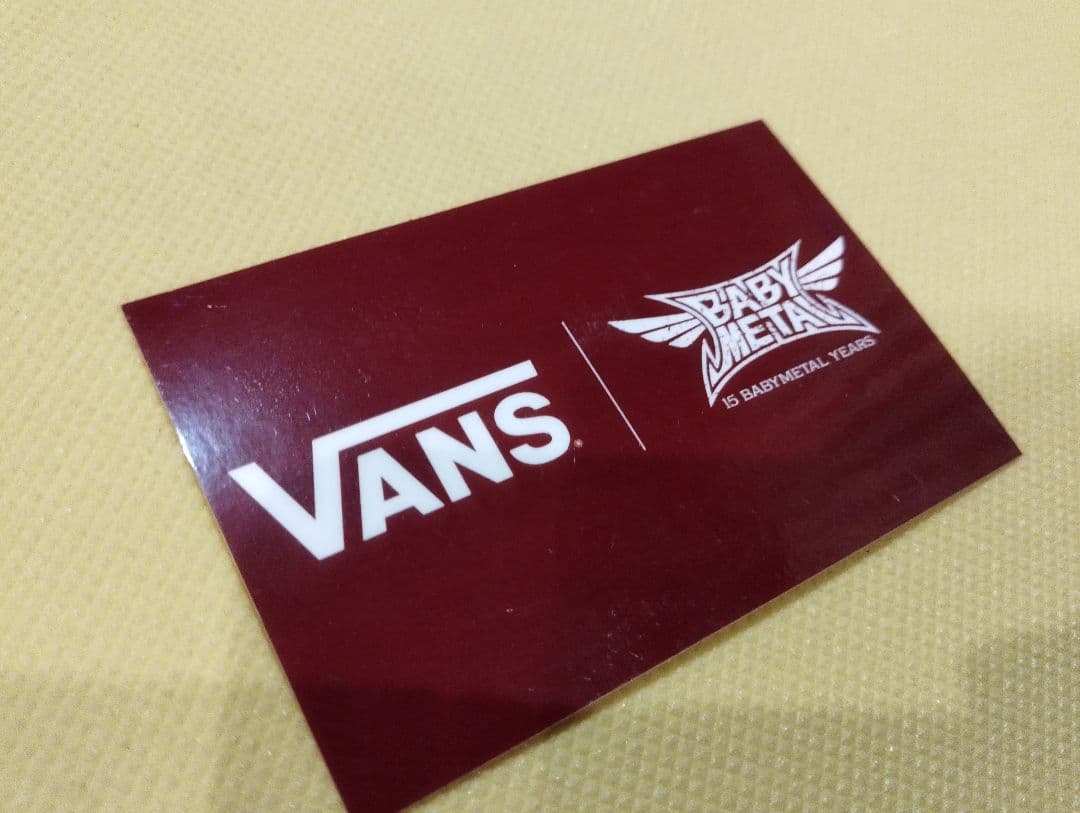 非売品 特典 SSA物販限定 VANS x BABYL コラボステッカー