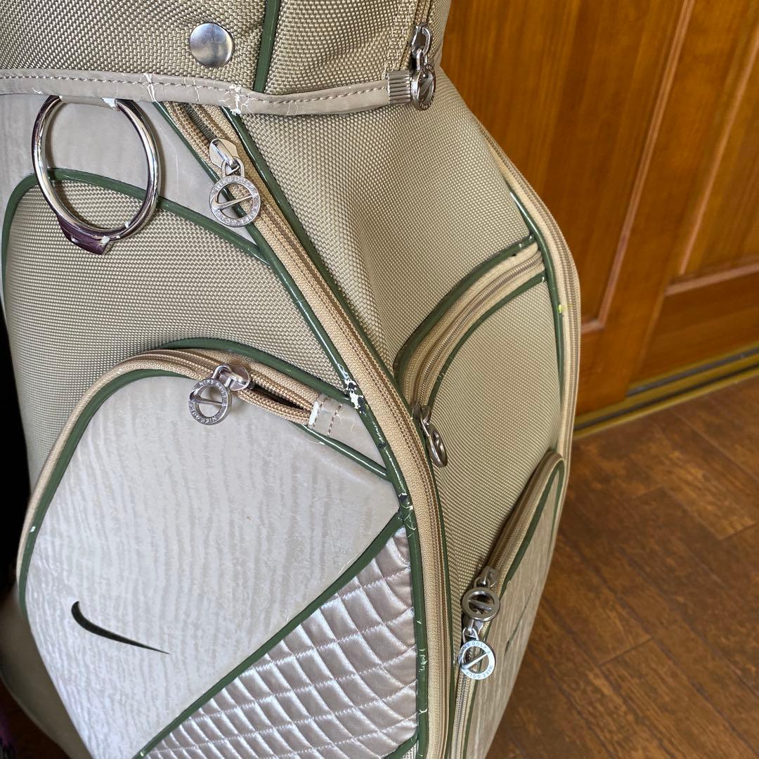 良品NIKI GOLF キャディバッグ ベージュポーチ付きレディース　メンズ