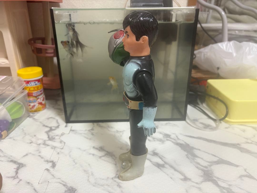 当時物　旧バンダイ　仮面ライダー　ソフビ