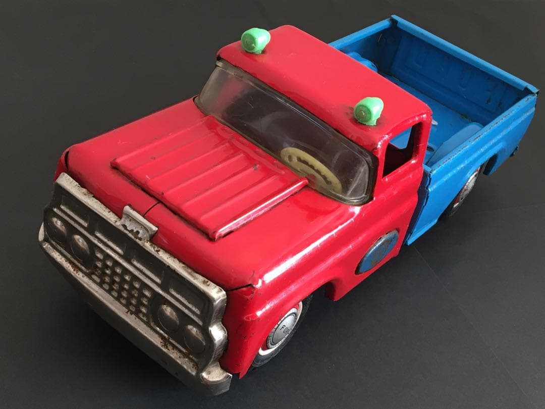 マルサン　FORD（フォード）トラック　ブリキ　ブルドックトイ　昭和レトロ