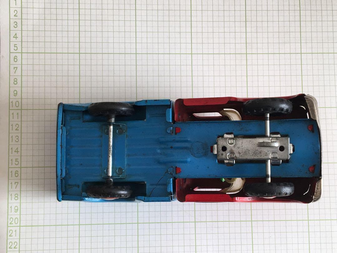 マルサン　FORD（フォード）トラック　ブリキ　ブルドックトイ　昭和レトロ
