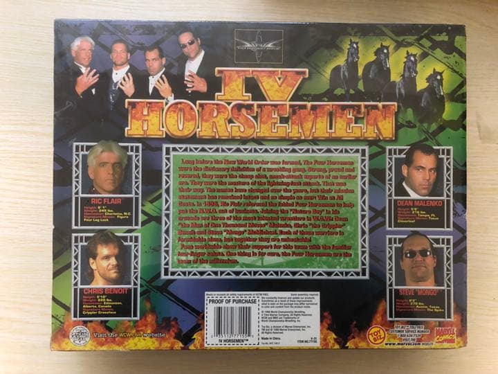 WCW トイビズ WWE フォーホースメン フィギュア