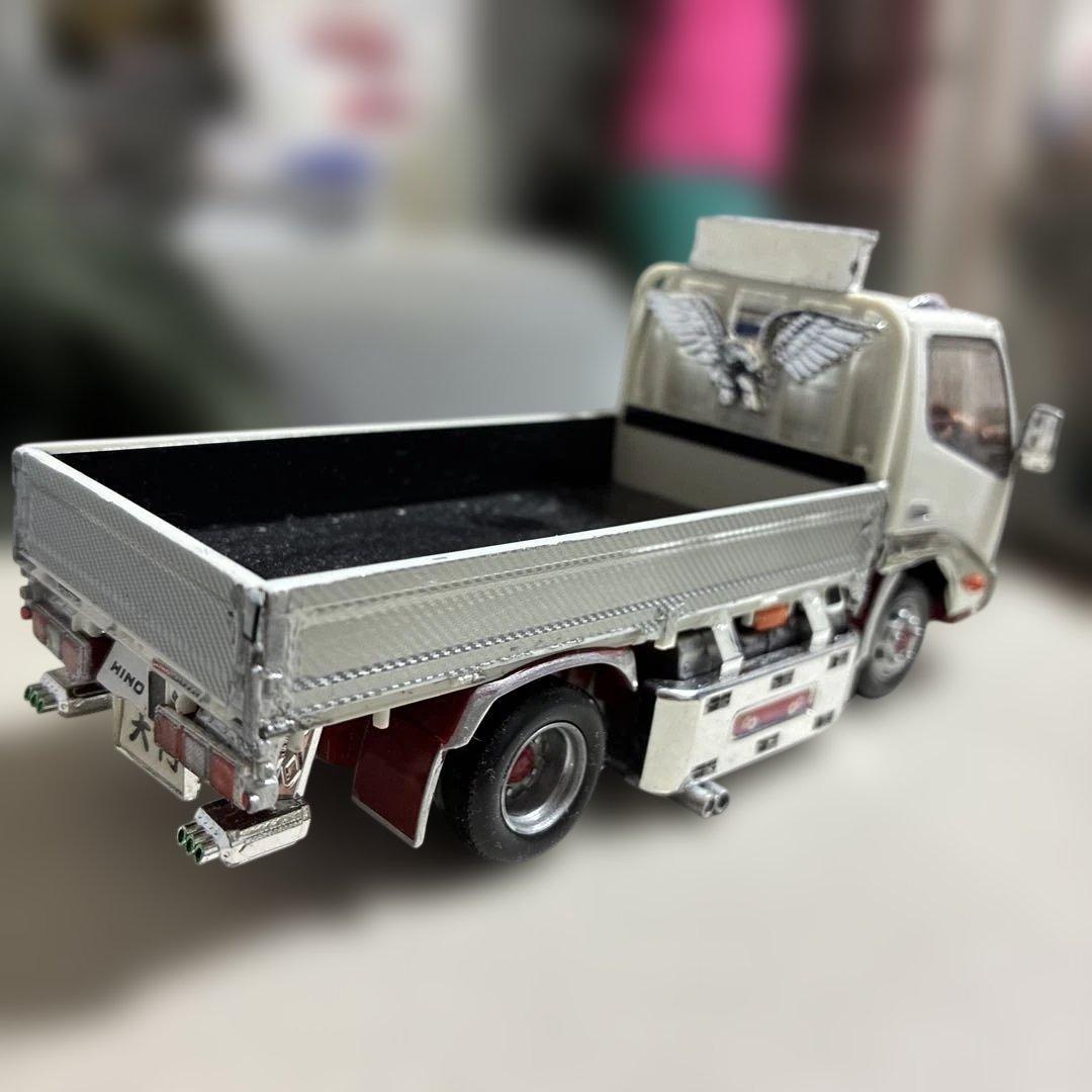 楽プラHINO トラック 1/32完成品2台素人作