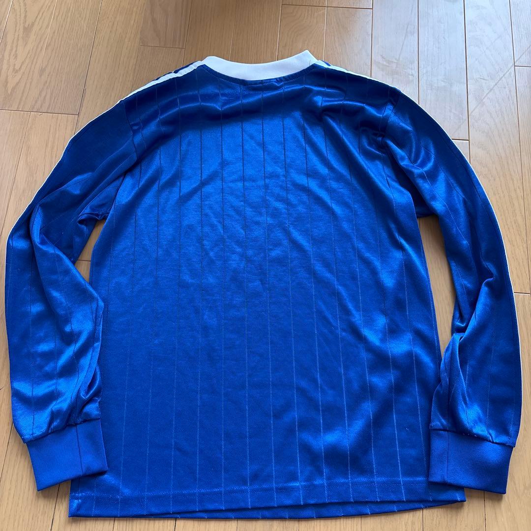 adidas ゲームシャツ　80s 青
