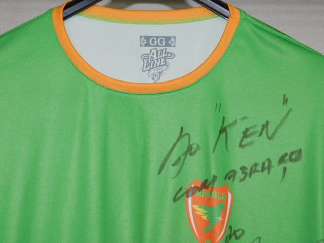 元ブラジル代表 オスカール氏のブラジリスFC(所有クラブ)サイン入ユニフォーム