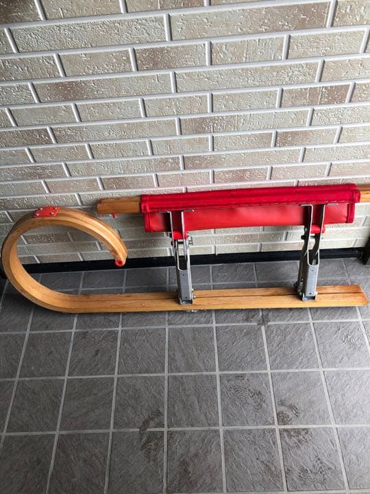 【値下げ】ドイツ製　折り畳み　ソリ　ボブスレー