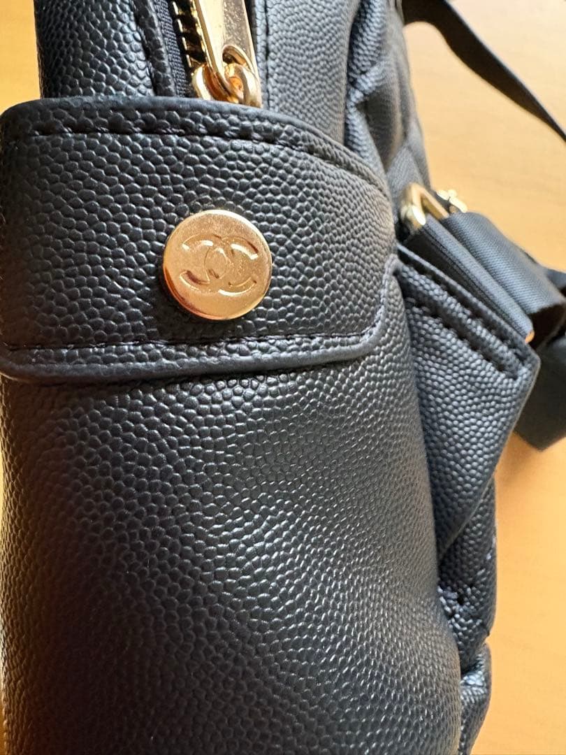 CHANEL シャネル リュック バッグ パック 黒色ノベルティ