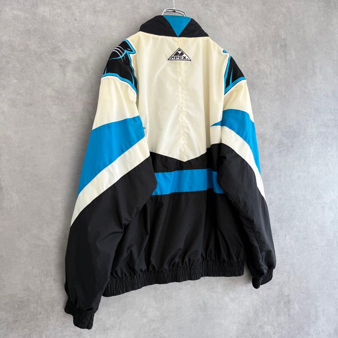90s APEX NFL Carolina Panthers ナイロンジャケット
