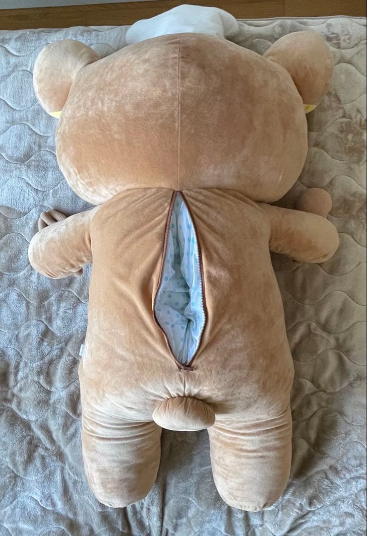 非売品 リラックマ 特大110cm ぬいぐるみ 当選品 ポポロスパ コック帽
