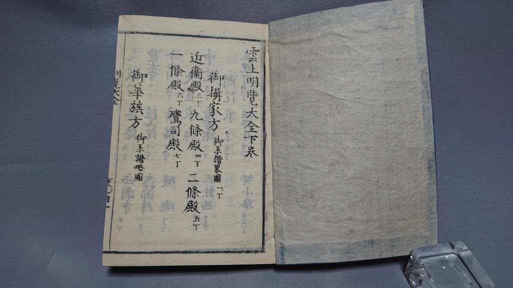 07年々改正　雲上明鑑大全　上下　 2冊