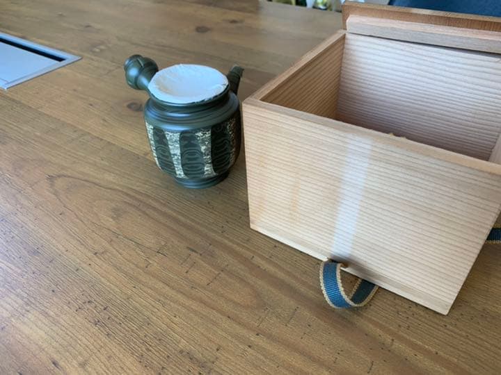 骨董品　茶注　共箱