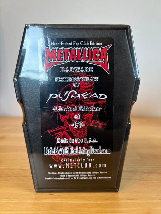限定479 llica Pushead グラス メタリカMetclub1