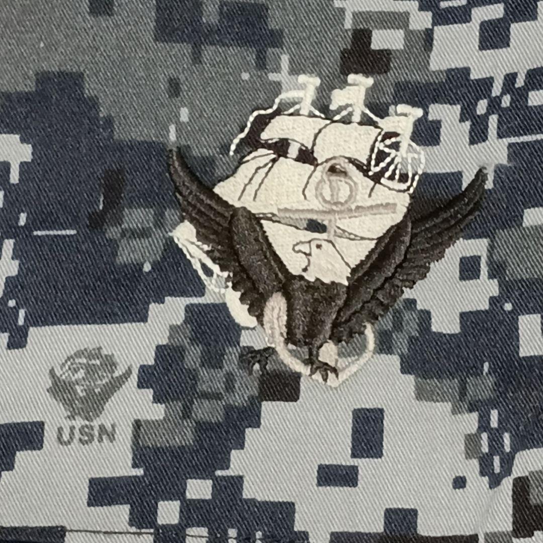 アメリカ海軍　デジタル迷彩　NWU　青色ジャケット
