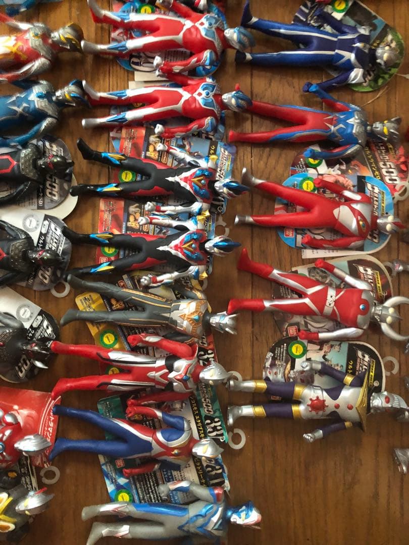 ウルトラマン　ウルトラヒーロー500 丸タグ　限定　ソフビ