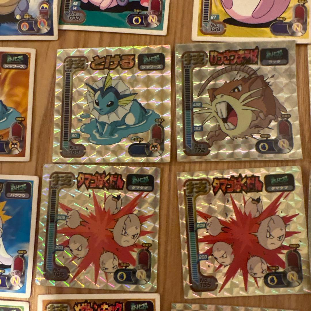 ポケモン　アマダ　まとめ売り　ポケモンシール烈伝　ポケモンゲットカードおまけ付き