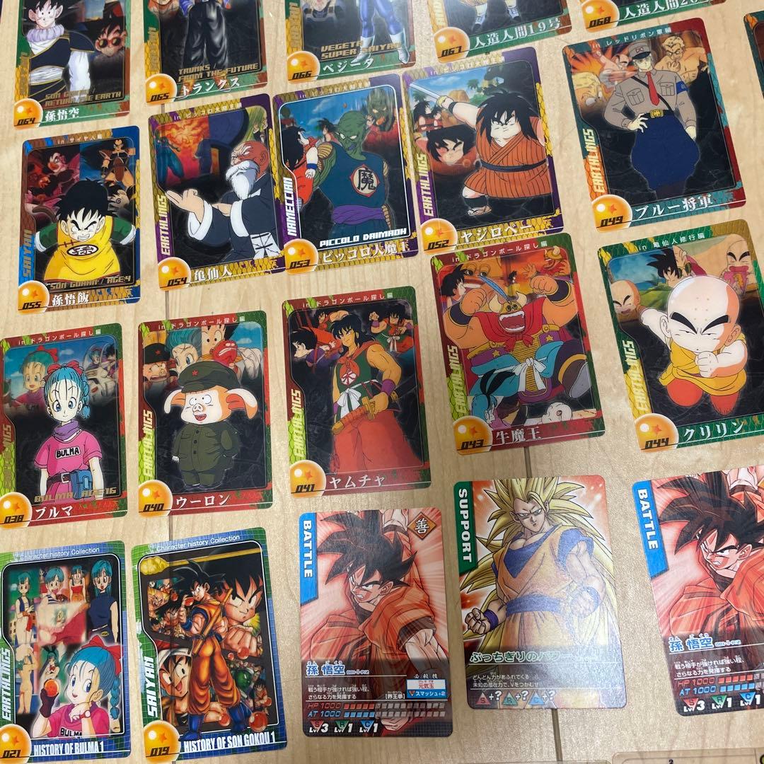 希少ドラゴンボール森永ウエハースカード&3Dカード 計101枚セット&付録。32