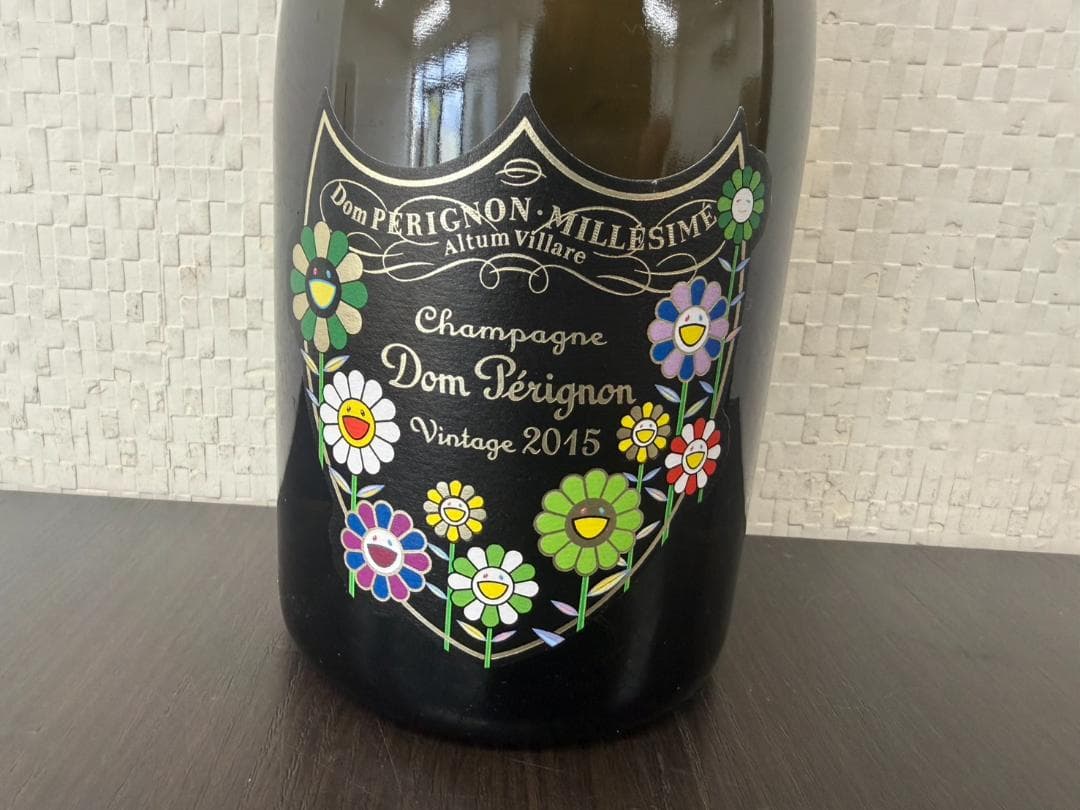 村上隆 デザイン ドンペリニヨン 2015 箱無し750ml Alc12.5％