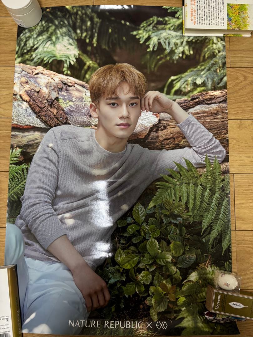 EXO チェン グッズ CD まとめ売り Chen ポスター　うちわ トレカ