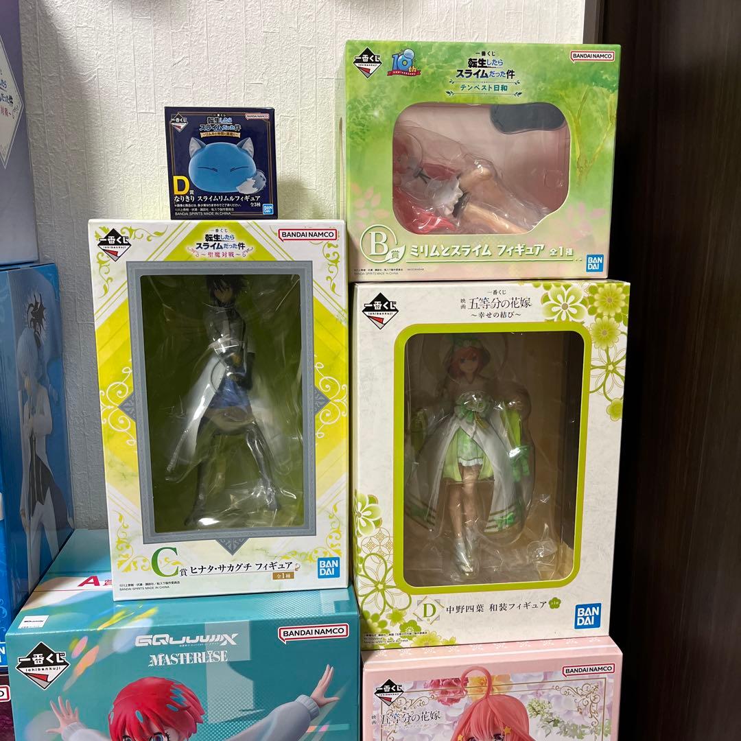【未開封】一番くじフィギュア12体他　転スラ　ジークアクス　五等分の花嫁まとめ