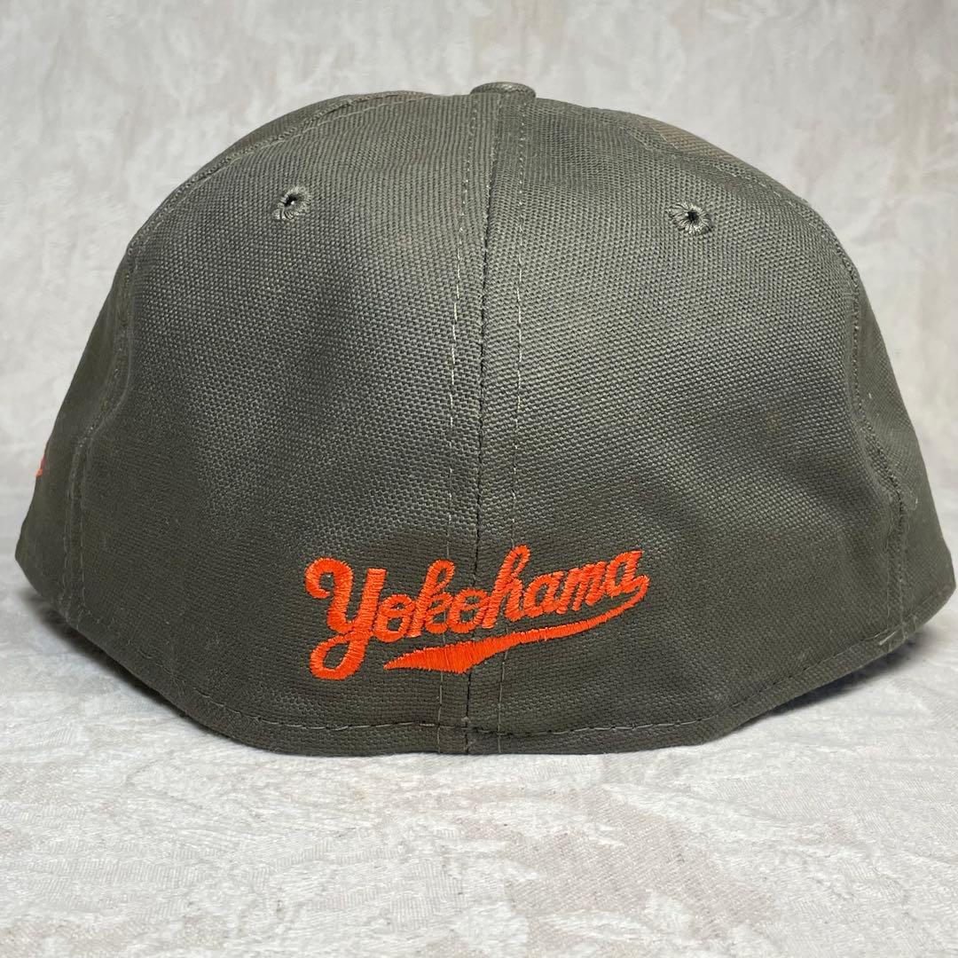 横浜ベイスターズ NEW ERA キャップ 旧ロゴ β ベータ カーキ
