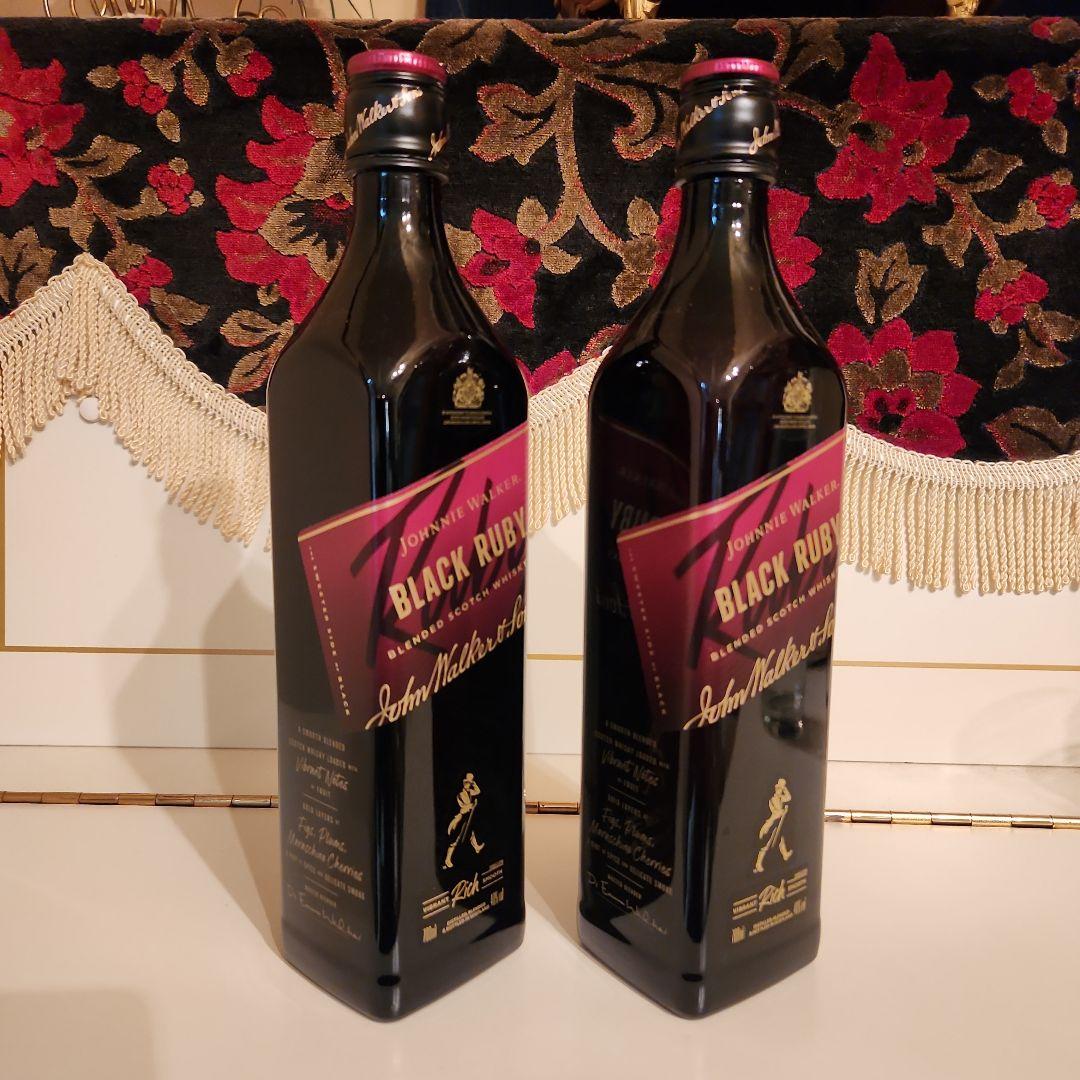 [新](貴重商品) ジョニーウォーカー ブラックルビー 2本セット