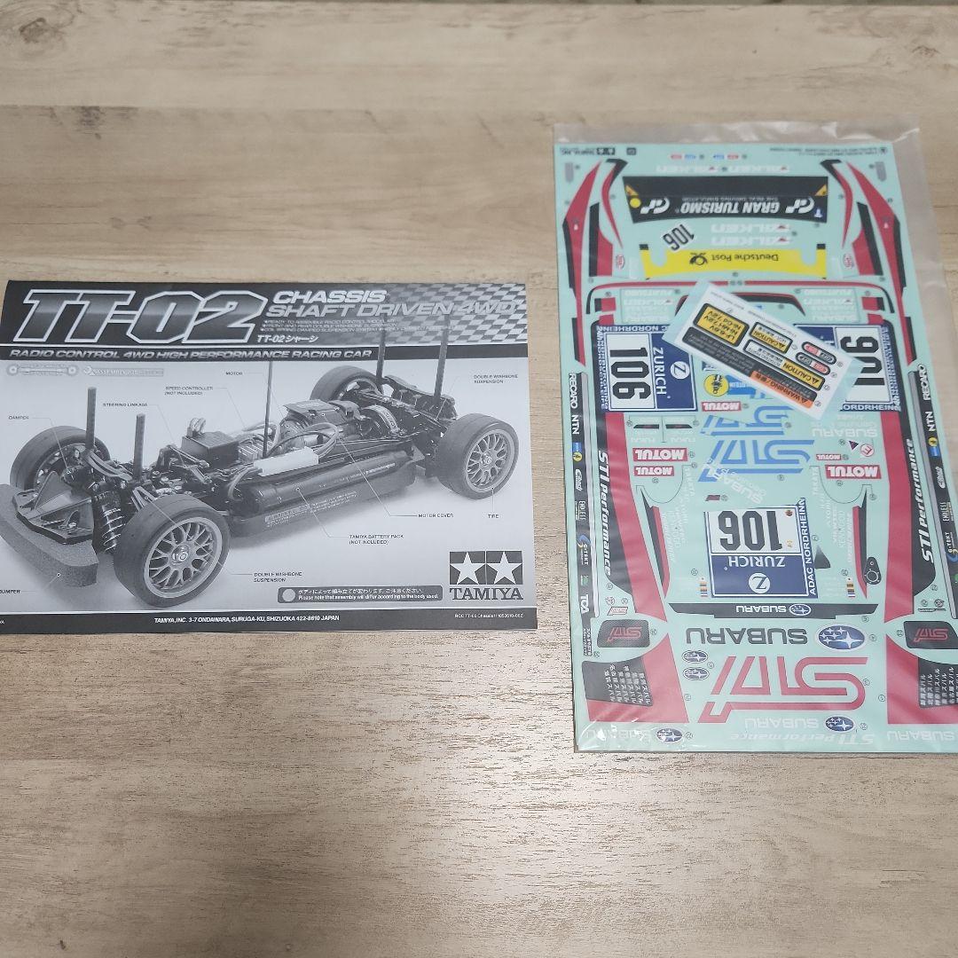 [お値引き中]TT02シャーシ WRX-STI　NBR-CHALLENGE