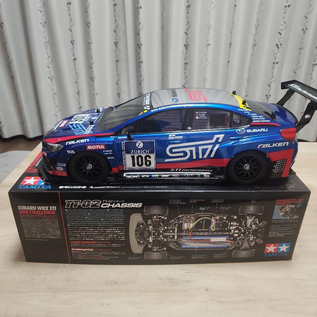 [お値引き中]TT02シャーシ WRX-STI　NBR-CHALLENGE