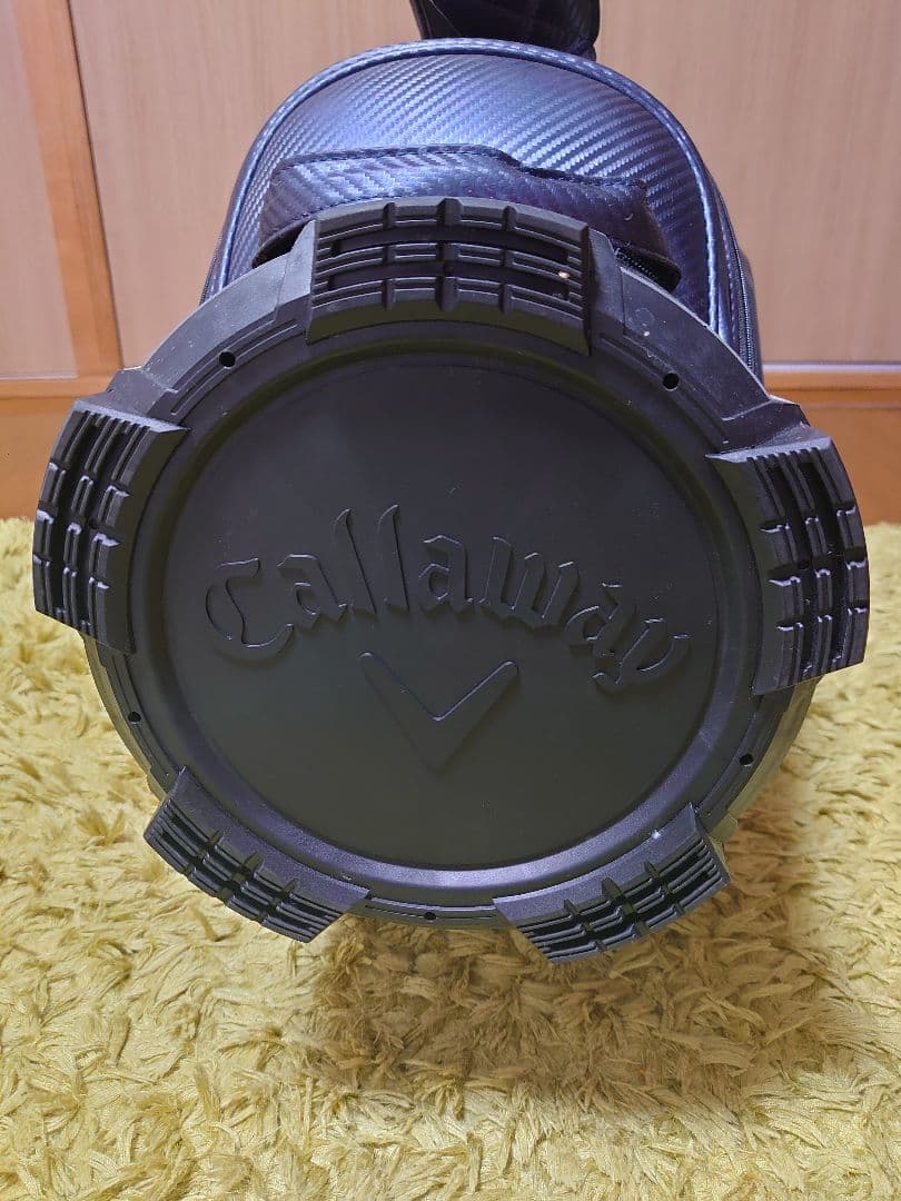 『希少』 Callaway キャディバッグ 9型 トリコロールカラー カーボン調