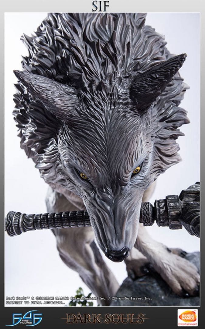 first4 ダークソウル DARK SOULS 灰色の大狼シフ スタチュー