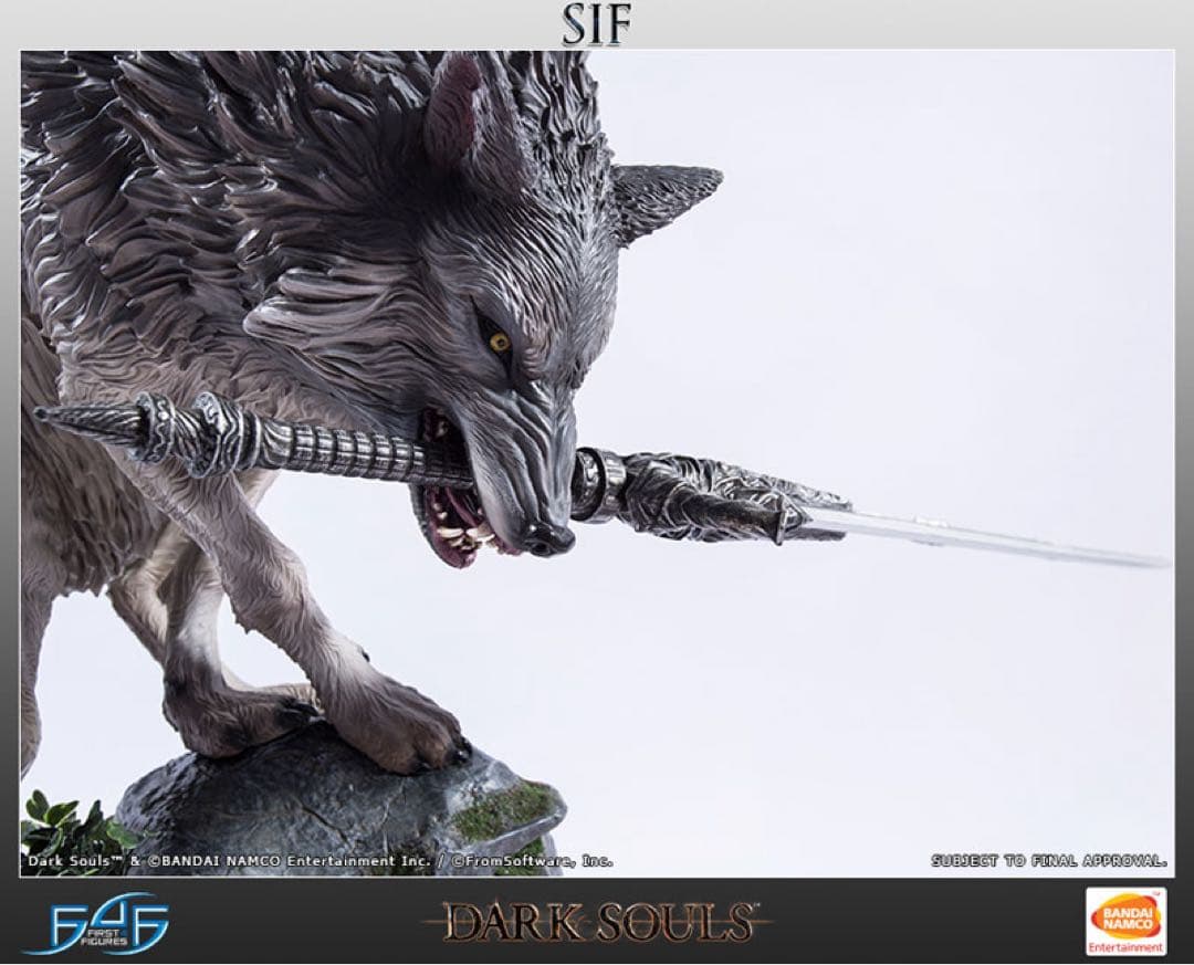 first4 ダークソウル DARK SOULS 灰色の大狼シフ スタチュー