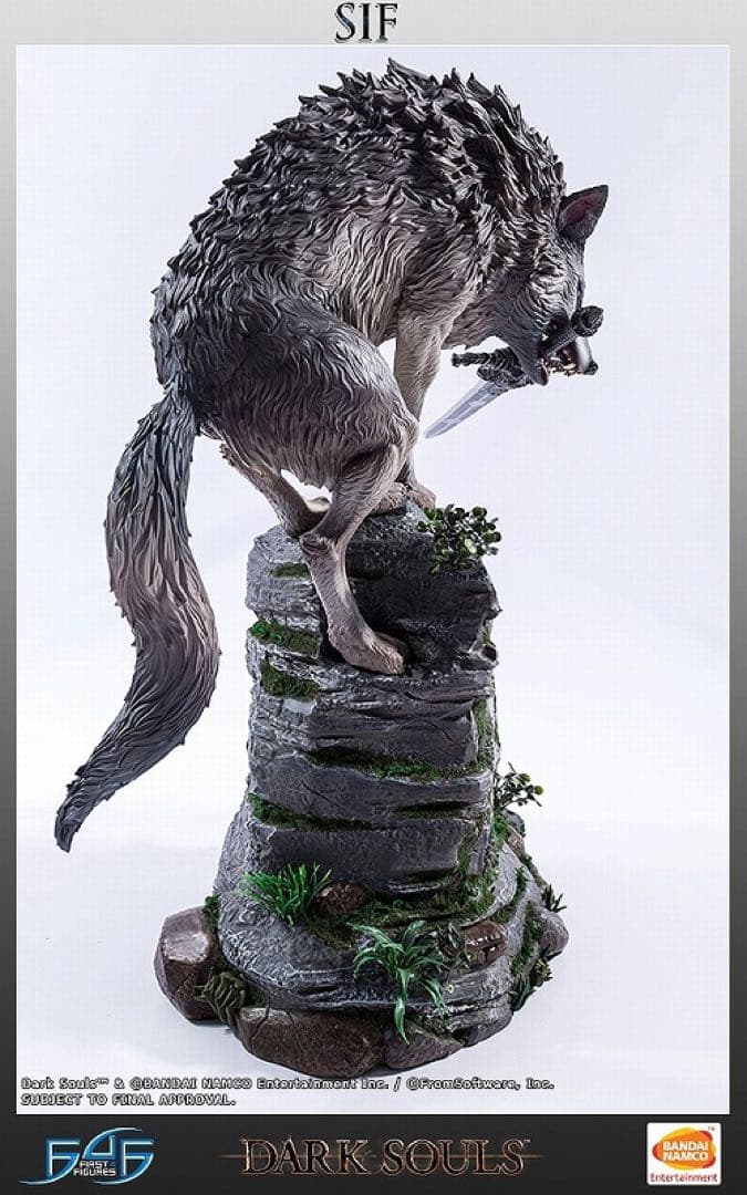 first4 ダークソウル DARK SOULS 灰色の大狼シフ スタチュー