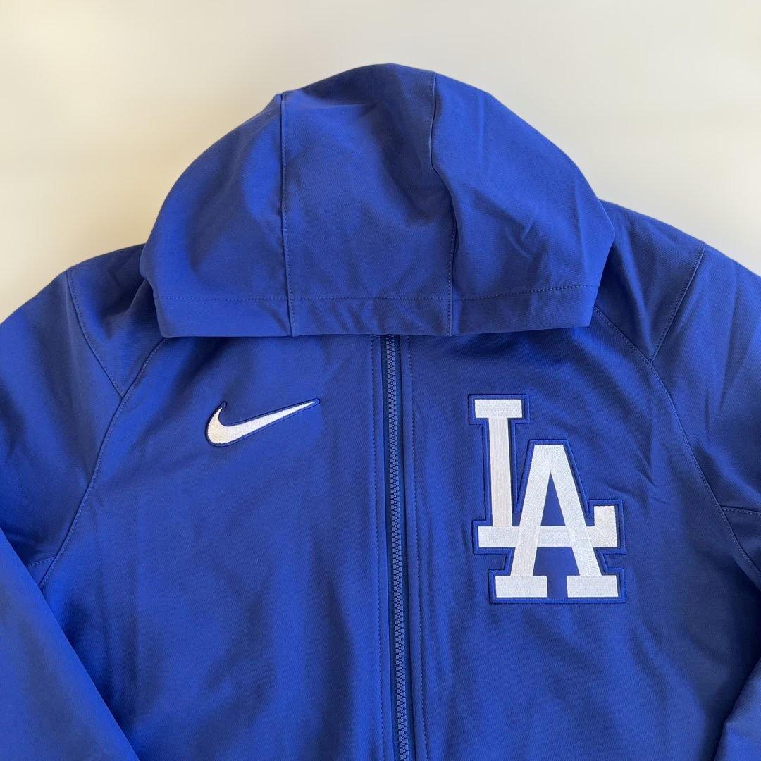 NIKE ドジャース サーマル フルジップ フーデッド ジャケット選手着用モデル