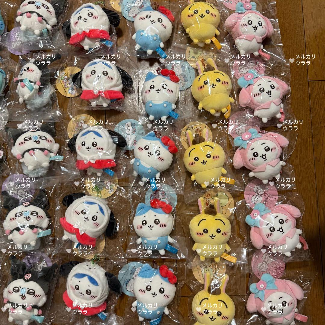 ちいかわ×サンリオキャラクターズ ぷちミニマスコット　5セット　30点