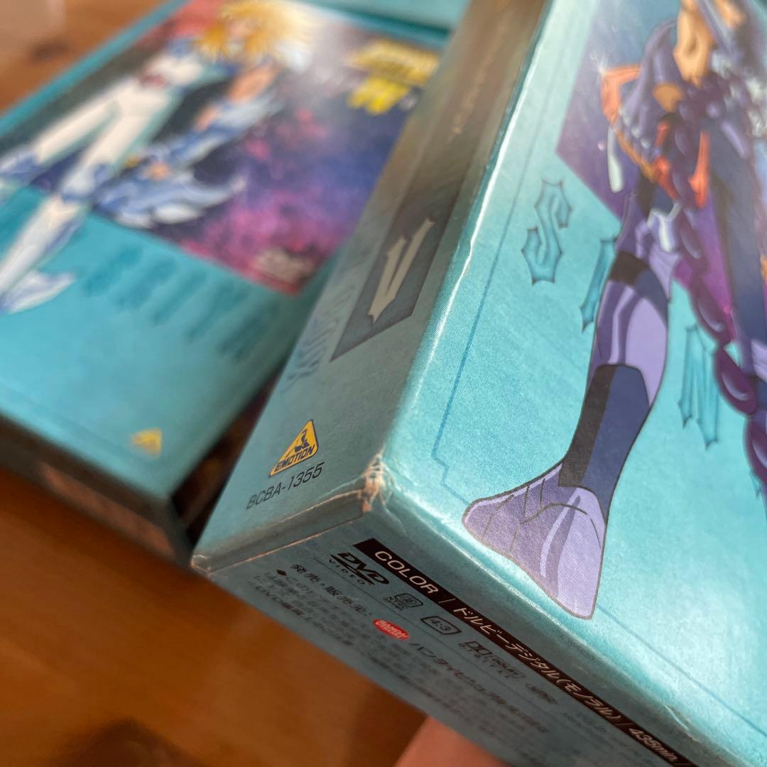 【値下げ】全巻ブックレット付き　聖闘士星矢DVD-BOX 全話フィギュア6セット