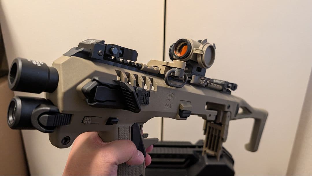 CAA タイプ Micro RONI+G18cガスガン+caaケース+おまけ