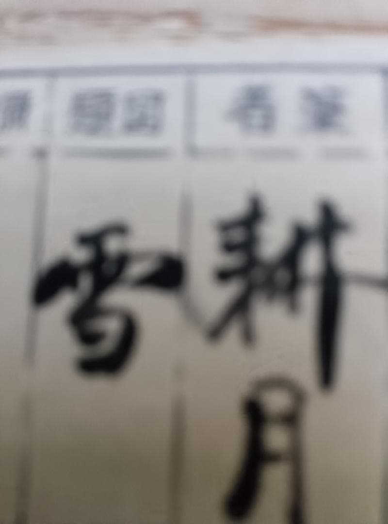 掛軸雪