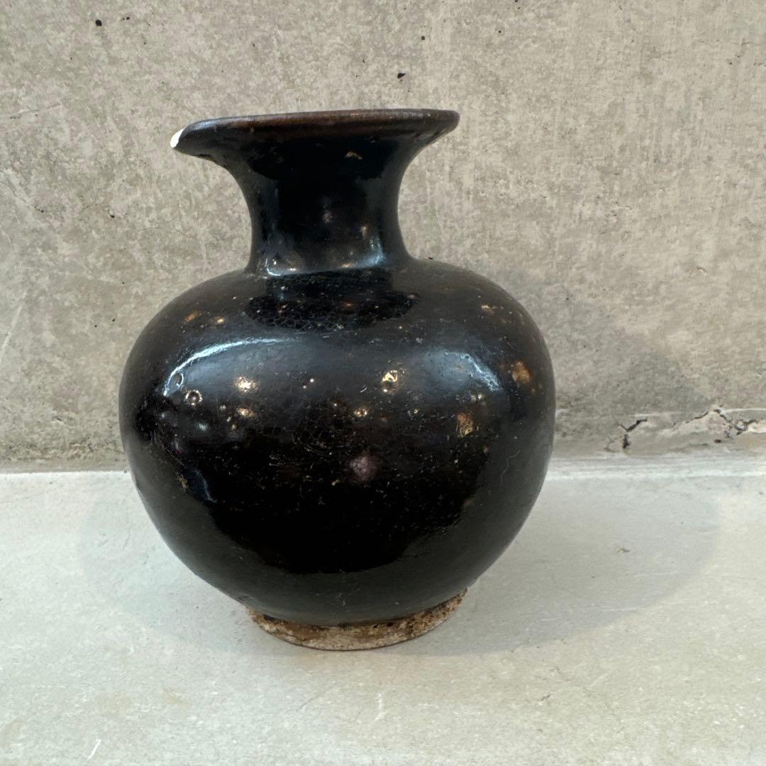 19世紀.壺屋焼.髪油壺