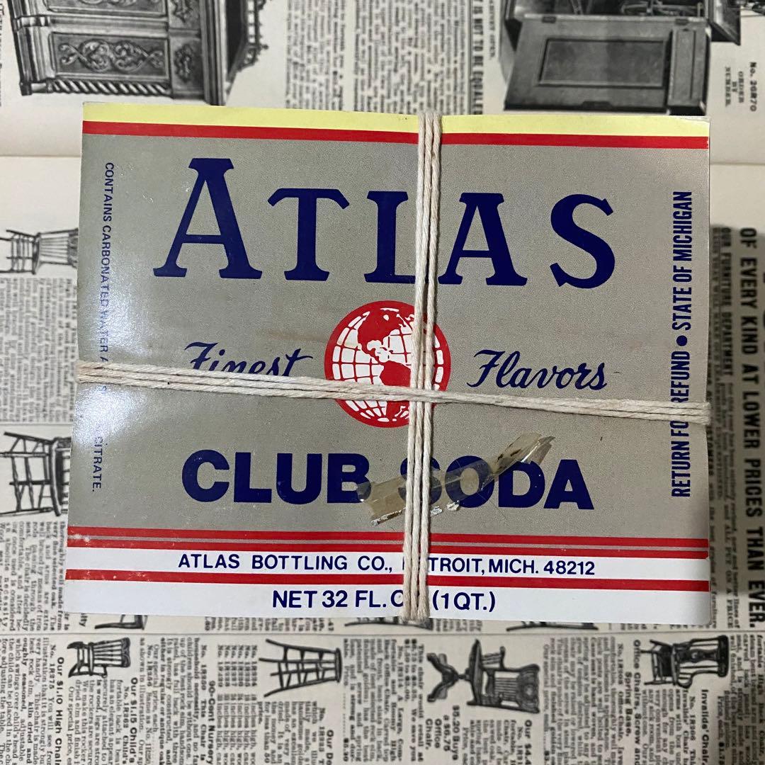 【束売り】ヴィンテージラベル ATLAS 束売り 紙モノ