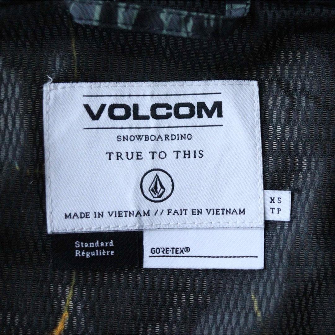 5438【美品】VOLCOM　ジャケット メンズ　ゴアテックス 迷彩柄