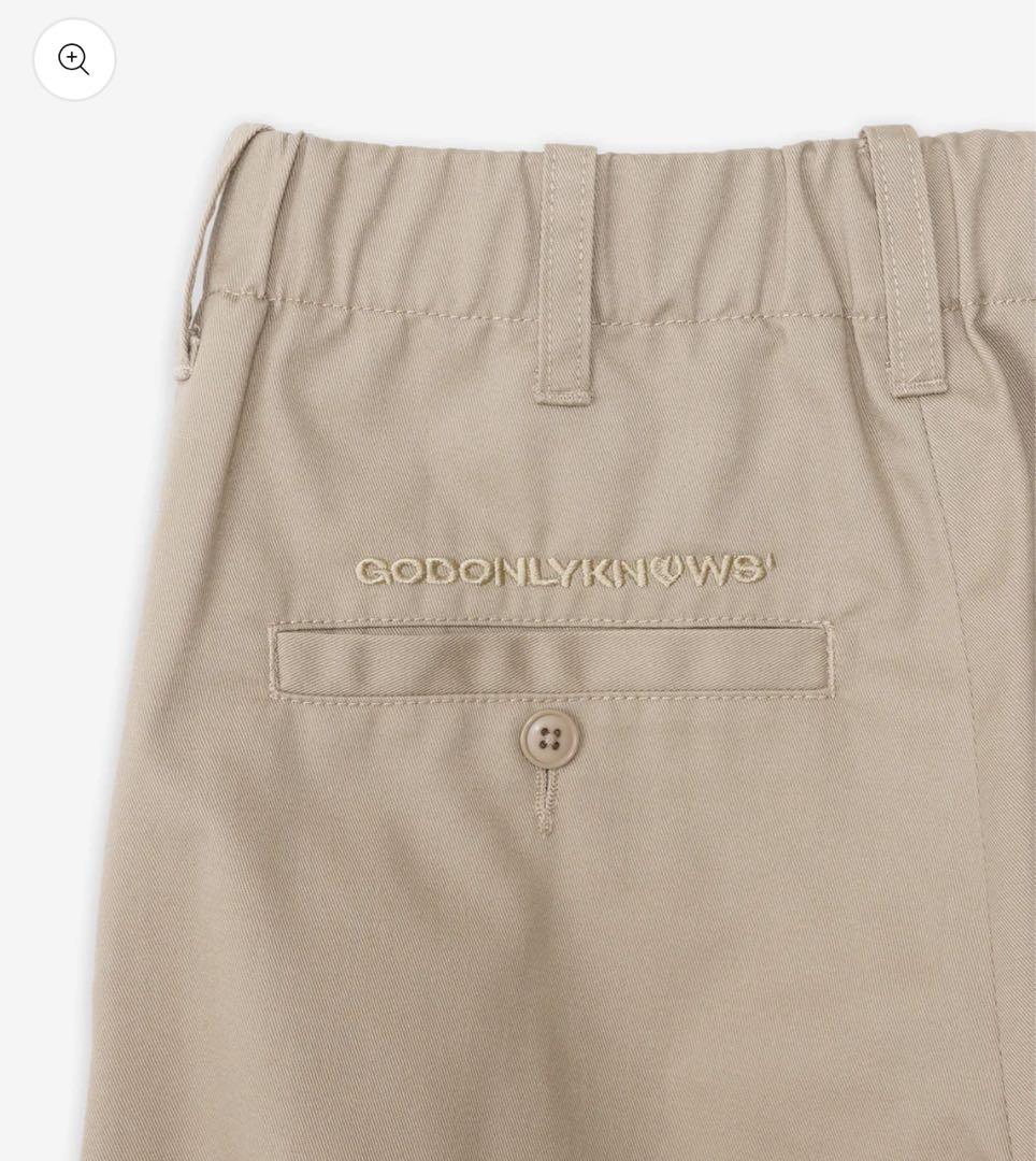 GODONLYKNOWS CHINO PANTS ベージュ Sサイズ