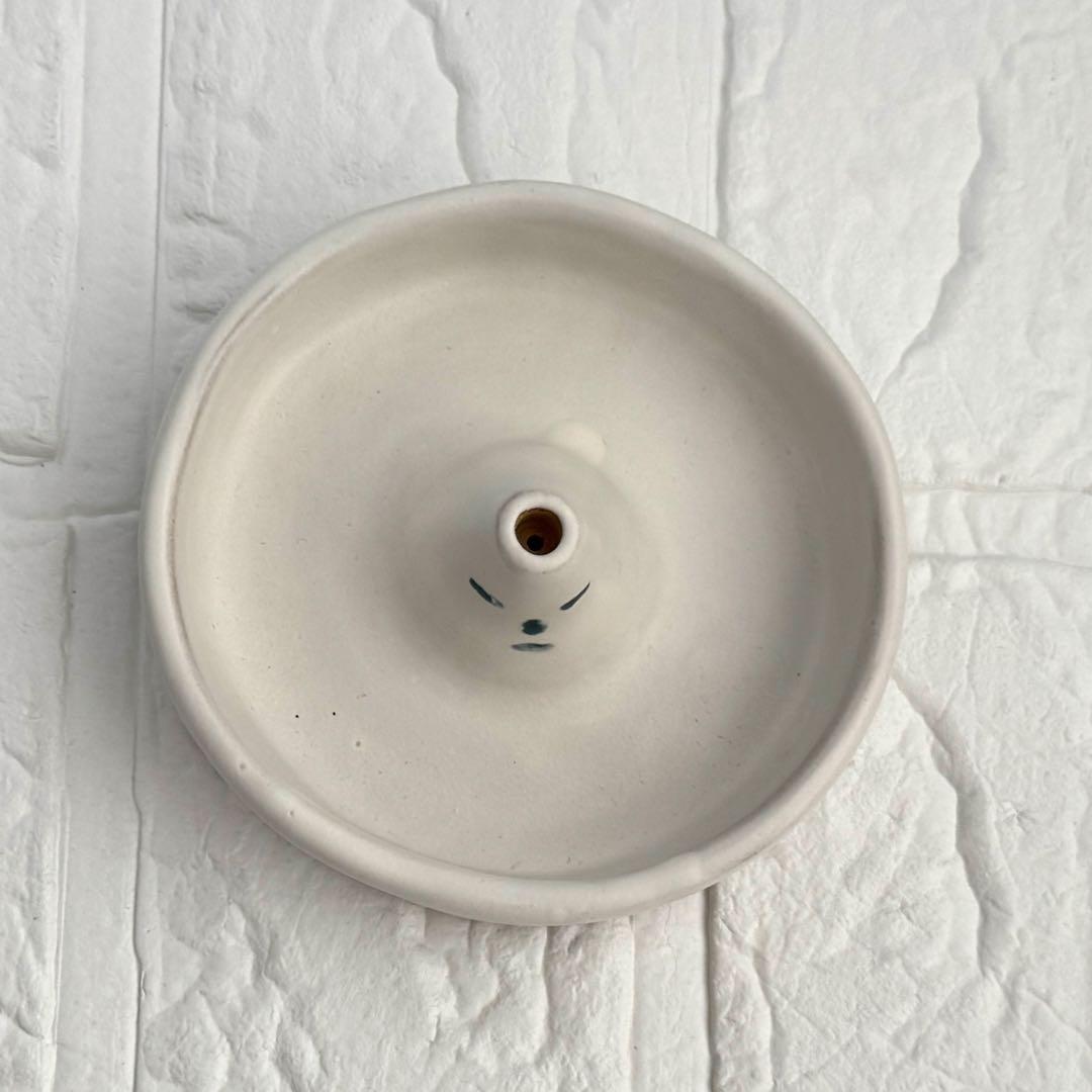 工芸品 Conic Head Incense Holder With Saucer