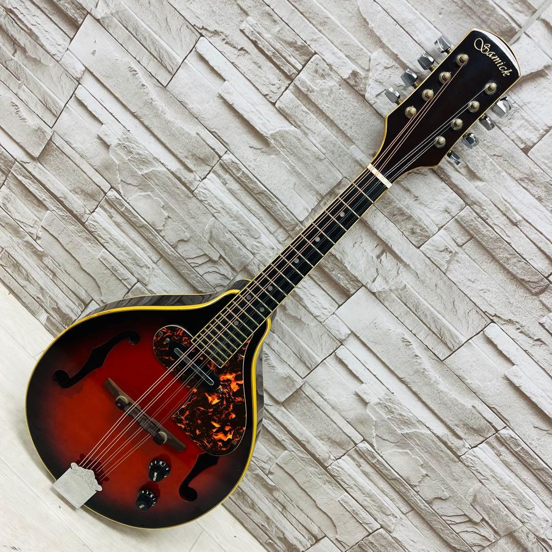 Samick サミック PU搭載 エレキフラットマンドリン