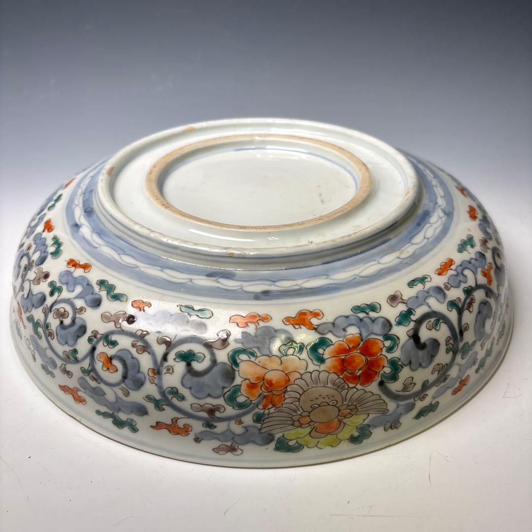 古伊万里　色絵　花鳥文　鉢　明治時代