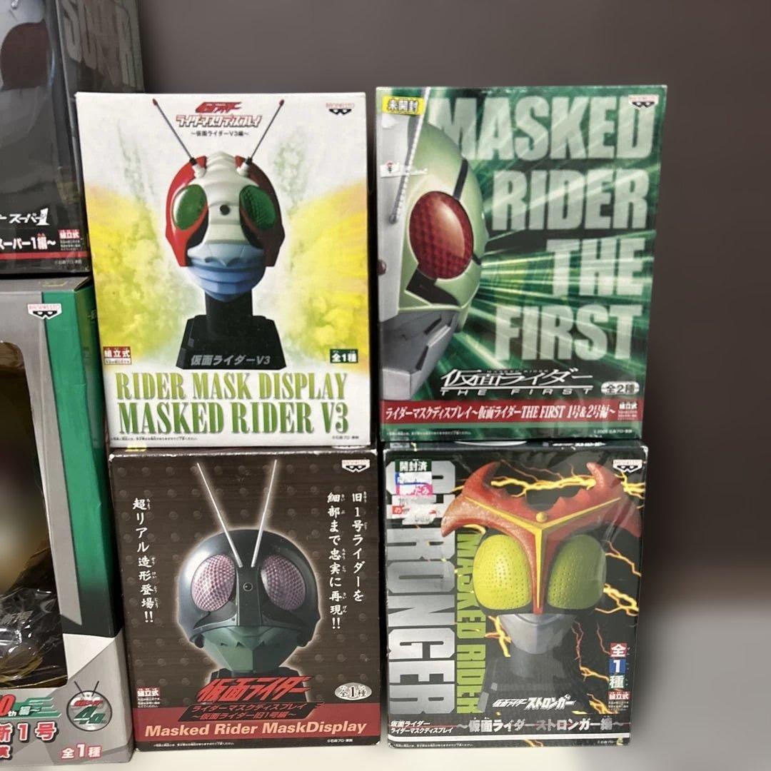 仮面ライダー　マスコレ　マスクディスプレイ　昭和ライダー　ビッグマスク