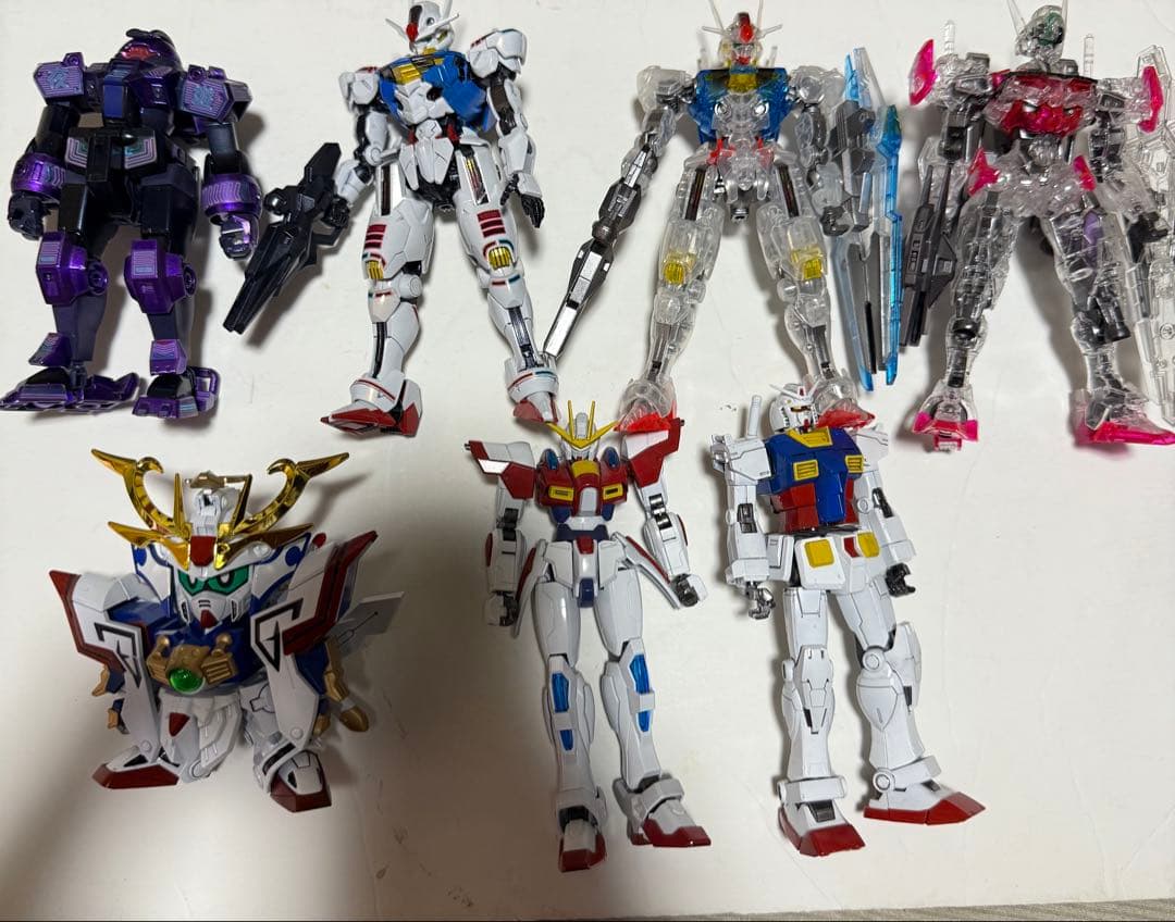 ジャンク　ガンプラまとめセット　RG HG BB戦士　組立済み