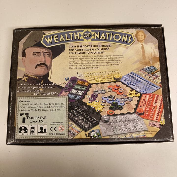 【絶版】WEALTH OF NATIONS 国富論【ボードゲーム】