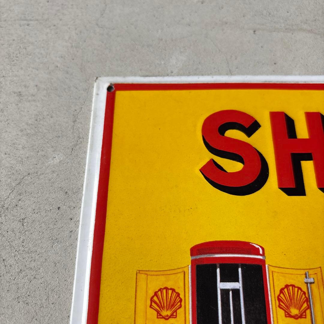 SHELL 1928年　ヴィンテージ　広告プレート