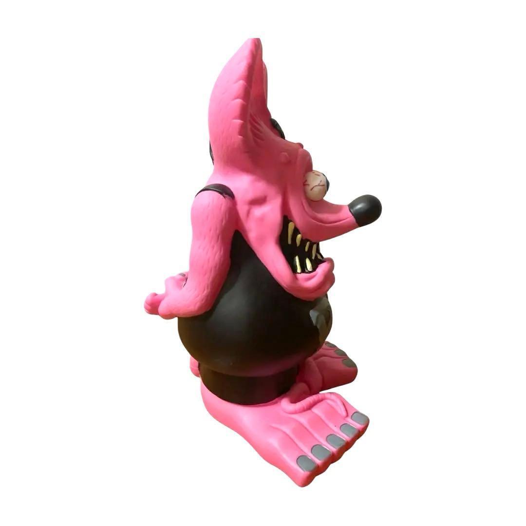 カーボページ ラットフィンク BIGフィギュア ピンク＆ブラック 新品