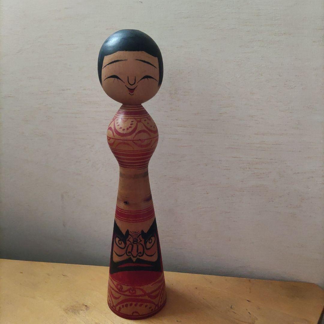 貴重　津軽系　温湯こけし　盛　秀太郎　作