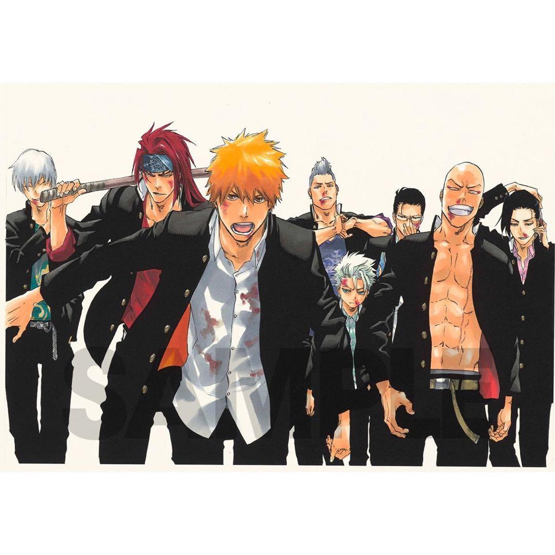 BLEACH ジャンプ展　ファン感謝デー　特典　朽木白哉　複製原画